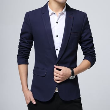 Κομψόανδρικό Slim-fit blazer σε 5 χρώματα