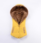 Ежедневен дамски елек с топла подплата и качулка - няколко цвята