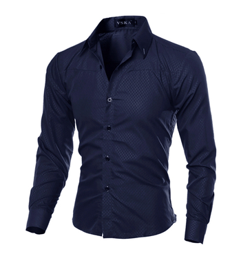Κομψό ανδρικό πουκάμισο - Slim Fit σε 5 χρώματα