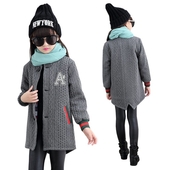 Нежна детска плетена жилетка в няколко цвята, подходяща за ежедневие