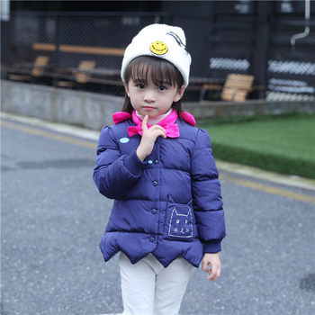 Γλυκό παιδικό μπουφάν για τα κορίτσια σε τέσσερα χρώματα