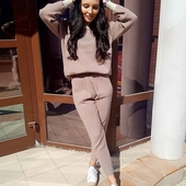 Ежедневен дамски спортен екип от 2 части,2 цвята