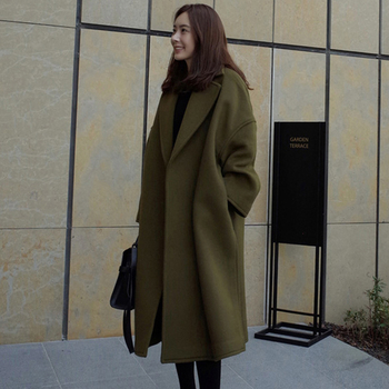 Καθημερινό μακρύ γυναικείο παλτό  κατάλληλο για τις κρύες μέρες