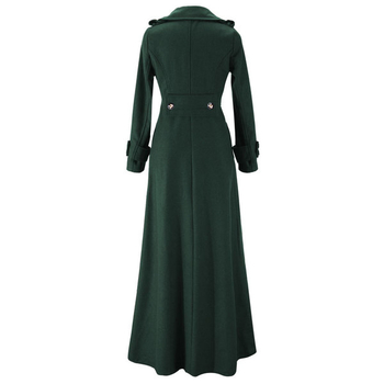Дамско дълго палто тип шлифер , 4 цвята