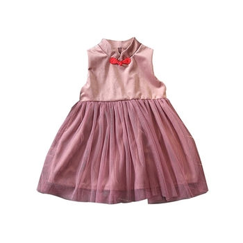 Γλυκό παιδικό φόρεμα σε δύο χρώματα τούλι