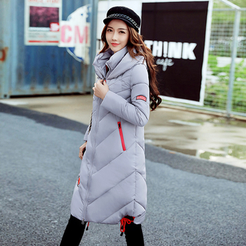 Топло дамско яке в дълъг Слим модел с качулка в няколко цвята