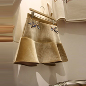 Κομψή γυναικεία φούστα με κεντήματα 