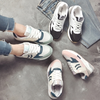 Γυναικεία αθλητικά άνετα παπούτσια σε τρία χρώματα