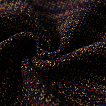 Мъжки плетен пуловер с О-образна яка в три цвята