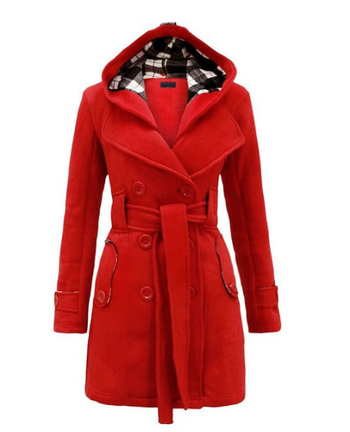 Μοντέρνο γυναικέιο χειμερινό παλτό σε μερικά χρώματα