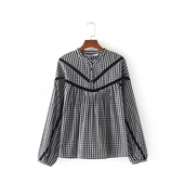 Κομψό ρετρό γυναικείο πουκάμισο σε freestyle στυλ