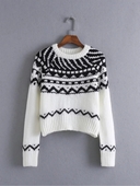 Дебел дамски пуловер, подходящ за студените дни