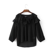 Γυναικεία μπλούζα με πέπλα