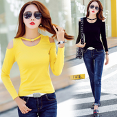 Γυναικεία πουκάμισα με μακριά μανίκια και πολύ φρέσκο ​​γιακά