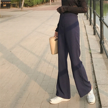 Κομψά γυναικεία παντελόνια Charlton με ψηλή μέση, σε δύο χρώματα