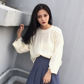 Κομψό γυναικείο πουλόβερ για το χειμώνα σε τρία χρώματα