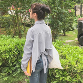 Κομψό γυναικείο πουκάμισο - ενδιαφέρον μοντέλο, σε δύο χρώματα