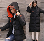 Χειμερινό ζεστό γυναικέιο μπουφάν μεκουκούλα μακρύ μοντέλα