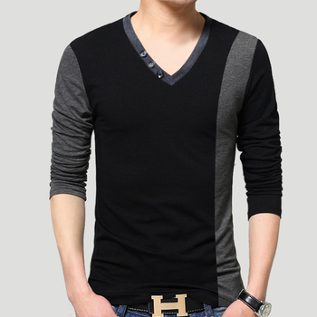 Ежедневна памучна мъжка блуза с дълъг ръкав - различни модели