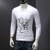 Τρέχον μοντέλο ανδρική  μπλούζα με μακρύ μανίκι για το φθινόπωρο