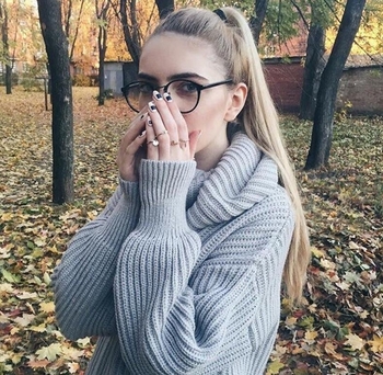 Γυναικείο πολύ ζεστό πουλόβερ με χαλαρό υψηλό κολάρο, πολλά χρώματα