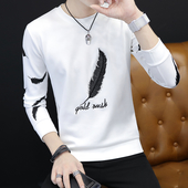 Ανδρική μπλούζα με μακριά μανίκια με κεντήματα