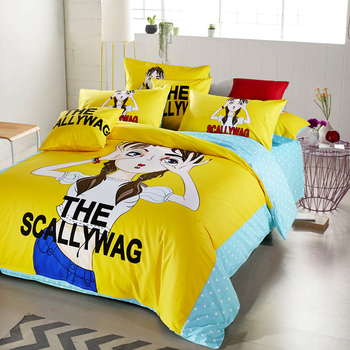 Анимационен спален комплект в четири размера и голям избор от цветове