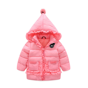 Χειμερινό παιδικό μπουφάνι για τα κορίτσια σε διάφορα χρώματα