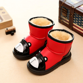 Παιδικές μπότες για κορίτσια και αγόρια με πολύ ζεστή μάλλινη επένδυση και καουτσούκ, αντιολισθητική σόλα