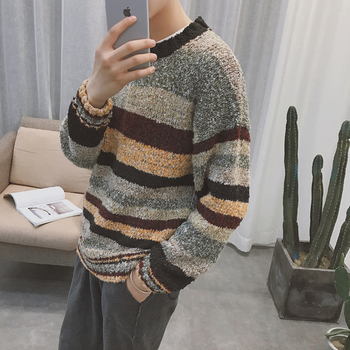 Мъжки топъл пуловер в два цвята