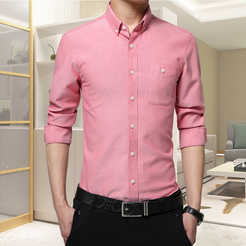 Σπορ-κομψό ανδρικό πουκάμισο λεπτή εφαρμογή - 6 χρώματα