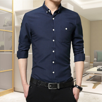 Σπορ-κομψό ανδρικό πουκάμισο λεπτή εφαρμογή - 6 χρώματα