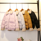 Топло дамско яке с пух в четири цвята