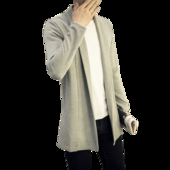 Σπορ-κομψή μακρύ ανδική ζακέτα - 3 χρώματα