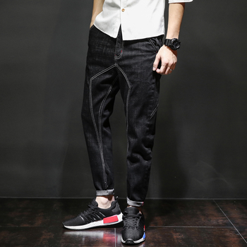 Много актуални и модерни мъжки дънкови панталони в черен цвят 