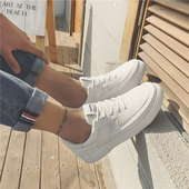 Μοντέρνα και κομψά αθλητικά πάνινα ανδρικά παπούτσια  με επίπεδη σόλα από καουτσούκ - 2 χρώματα