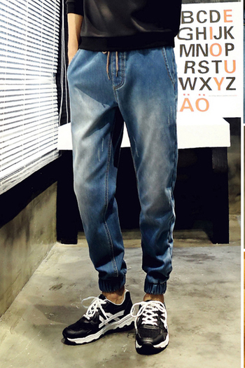 Ανδρικά παντελόνια με ελαστική μέση - 4 σχέδια