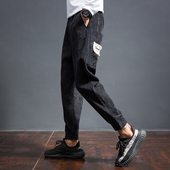 Πολύ άνετα παντελόνια για casual άνδρες με μεγάλες τσέπες, φαρδιά σχέδια