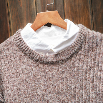 Πολύ ζεστό καθημερινό πουλόβερ με κολάρο σε σχήμα O, 2 μοντέλα