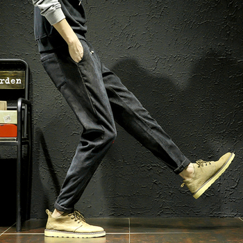 Ежедневен спортно-елегантен панталон с еластична талия в два цвята