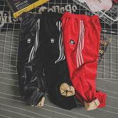 Πολύ άνετα και ζεστά καθημερινά αθλητικά παντελόνια για άνδρες με μικρά κεντήματα, 3 χρώματα