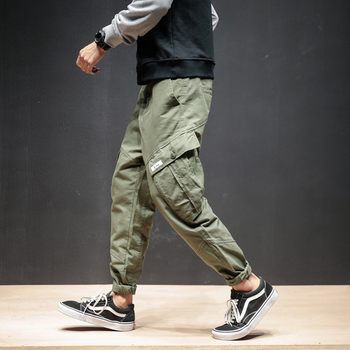 Спортно-елегантен мъжки панталон с практични джобове от външната страна на крачолите,2 модела