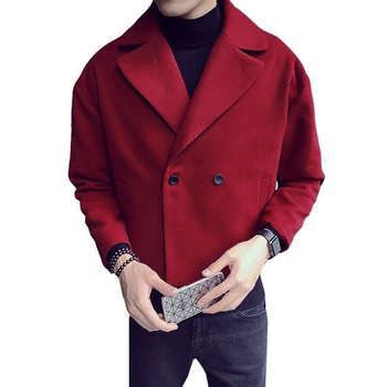 Скъсено мъжко палто в три цвята