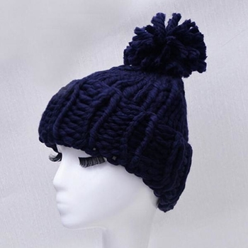 Γυναικείο καπέλο χειμωνιάτικο μαλλί με κουκούλα, πολλά χρώματα