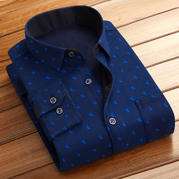 Σπορ-κομψό πουκάμισο ανδρών με σχέδια και σχέδια, 5 σχέδια