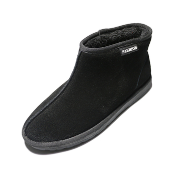 Зимни мъжки обувки с велурена повърхност и много топла вълнена подплата , 2 модела