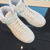 Αντρικά πάνινα παπούτσια ανδρών με γραβάτες και ραβδιά + Υψηλή πέλμα χωρίς χτυπήματα