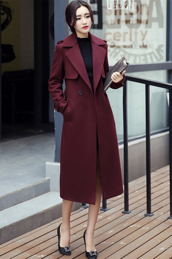 Много елегантно дамско дълго палто в няколко цвята 