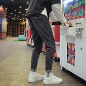 Πραγματικά τζιν ανδρικά σε μαύρο και μπλε χρώμα