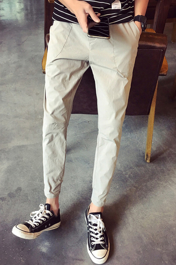 Мъжки ежедневен памучен панталон в три цвята